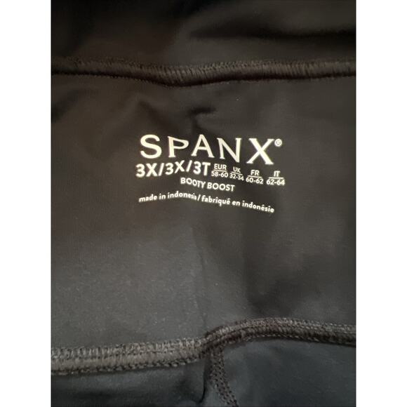 Spanx Booty Boost Skirt Around Knee Leggings Plus Size 3X Black NWT - Picture 7 of 7